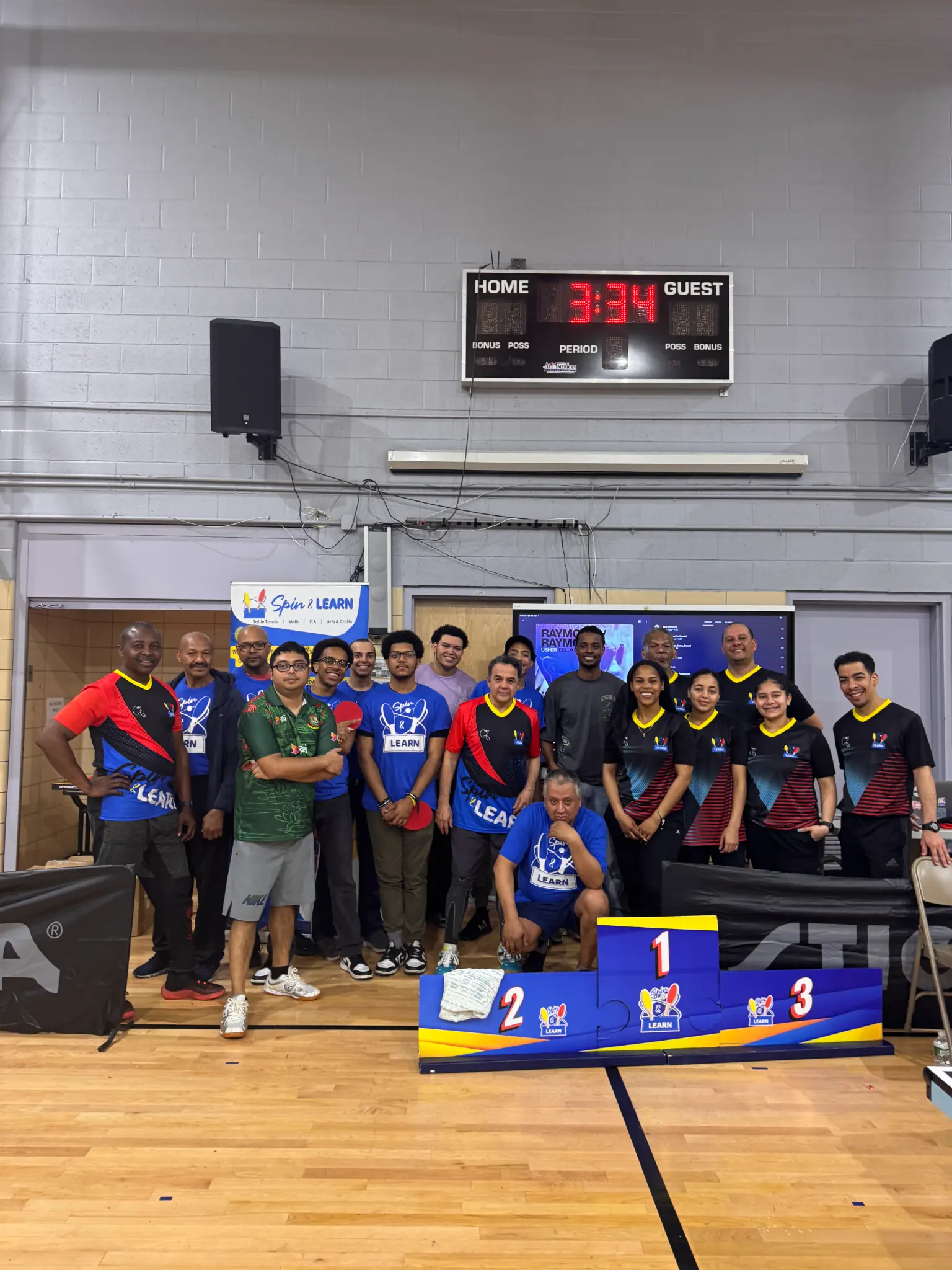 Adult table tennis program